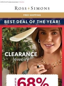 Keep your cool – these clearance jewelry savings are HOT!