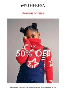 ? Kids’ ski and cold-weather essentials – Sale up to 50% off