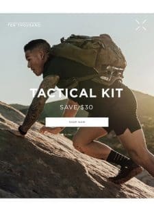 Kit Up & Save / Tactical Short + Utility Pant