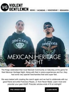 LA KINGS Mexican Heritage PREORDER ?