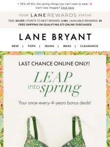 LAST CALL! $29 cotton bras (+ MORE!)