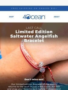 LAST CALL ? Saltwater Angelfish Bracelet