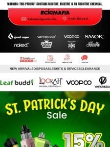 LAST CALL!? St. Patrick’s Day Sale Ends Tonight ??