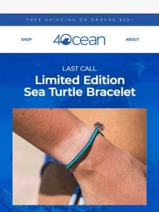 LAST CALL: The Sea Turtle Bracelet