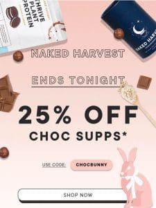 LAST CHANCE FOR 25% OFF?