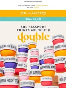 LAST CHANCE: Sol Passport points are worth DOUBLE