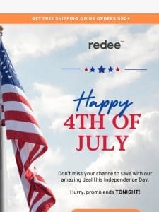 LAST FEW HOURS | 4TH OF JULY SALE