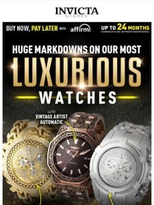 LUXURY WATCHES ✨Unbelievable Markdowns