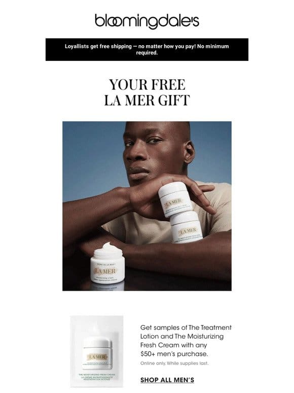 La Mer FREE skincare gift