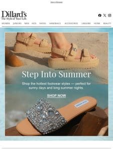 Ladies’ Shoes: Step Into Summer