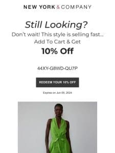 Last Chance: 10% Off