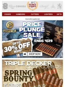 Last Chance! Alec Bradley Weekend Blowout Sale Ends Tonight!!?