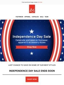 Last Chance! Our Independence Day Sale Ends Soon