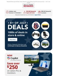 Last Chance Savings: 4th of July Deals end soon!