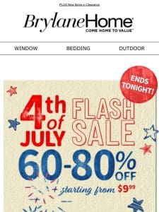 Last Chance for 60-80% OFF Summer Essentials