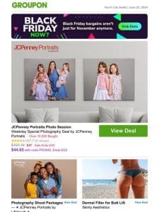 Last Chance for Black Friday in June: JCPenney Portraits Photo Session