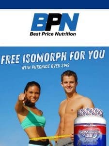 Last Day to Get a Free Tub of Isomorph 28