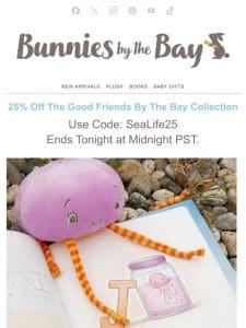 Last Day to Save 25% On Sea Life Plush ?