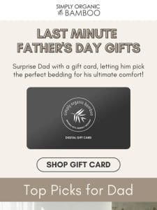 Last Minute Father’s Day Gifts