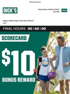 Last chance! Score your $10 Bonus Reward now ?