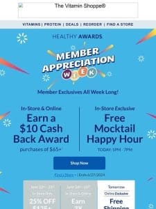 Last day for $10 Cash Back Awards