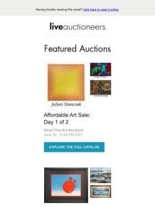 Latest Headlines + Auctions For You