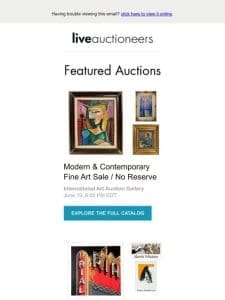 Latest Headlines + Auctions For You