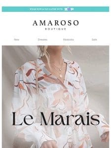 Le Marais Collection | Your newest obsessions are here ?