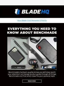 Learn all about Benchmade today!