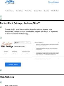 Learn all about Perfect Pairings for Antique Olive