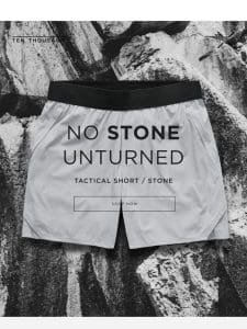 Leave No Stone Unturned