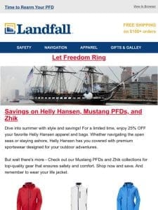 Let Freedom Ring In Saving @ Landfall