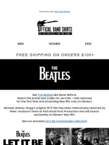 Let It Stream: Beatles ‘Let It Be’ Viewing Party Tees! ??