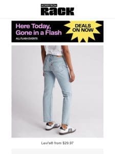 Levi’s? from $29.97 | Beauty Tools from Dyson， NuFACE?， AquaSonic & More | Women’s & Men’s Top Picks Up to 70% Off | And More!