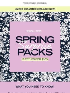 ? Limited Spring Surprise Packs are LIVE! ?