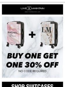 ? Limited Time – 30% off Suitcases