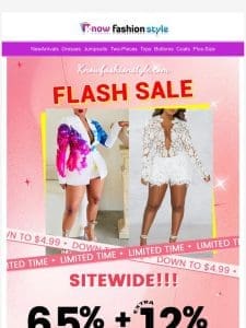 Limited Time – 48 hrs Flash ?ale – Up to 65% OFF?