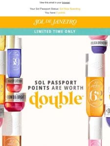 Limited Time: Sol Passport points are worth DOUBLE ?