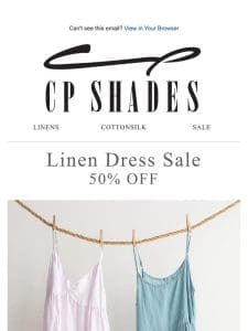 Linen Dress Sale – 50% OFF