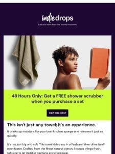 Live NOW on Indiegogo: Flash Deal on Alpha Towel， the towel that self-cleans at a molecular level