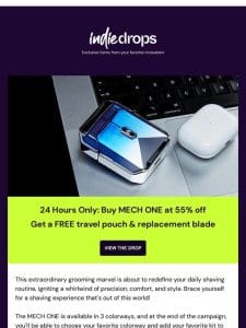 Live NOW on Indiegogo: Flash Deal on MECH ONE – Travel Portable Mini Magnetic Razor