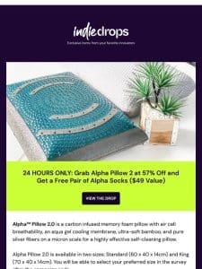 Live NOW on Indiegogo: Flash deal on Alpha Pillow 2， the self-cleaning pillow with silver tech