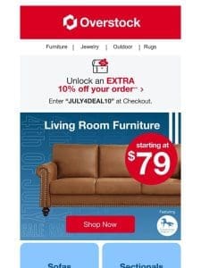 Living Room Gems – Starting at $79