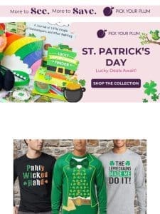 Lucky Savings Await: Explore Our St. Patrick’s Day Collection!