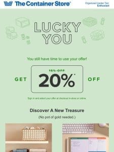 ? Lucky You: Your Offer Is Still Here