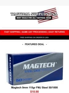 ? MAGTECH Ammunition Savings + Restocks ?