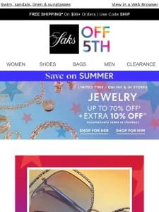 MAJOR deals on jewelry & summer essentials