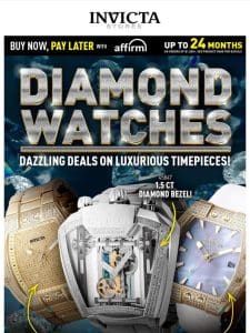 MASSIVE DISCOUNTS On DIAMOND Watches❗️