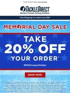 ?? MDW Sale: Get 20% Off Your Order ????