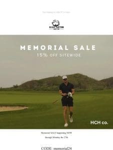 MEMORIAL SALE ??